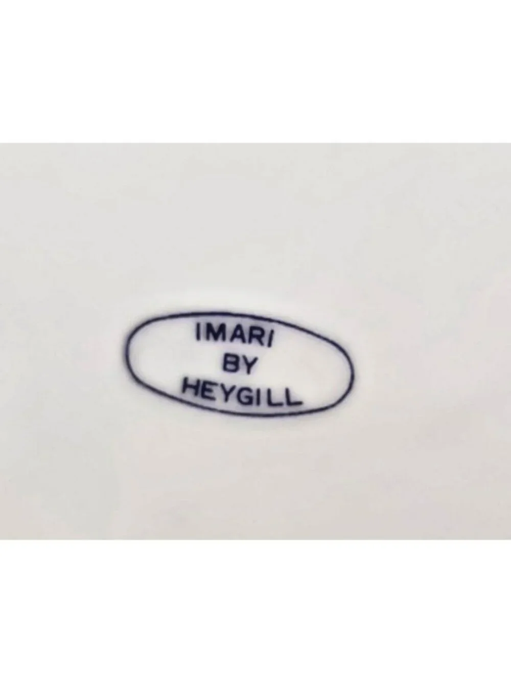 Vtg Heygill Imari Salad Plates Set of 4 Japan Fan Pattern Floral w/Birds Rare - Picture 9 of 10